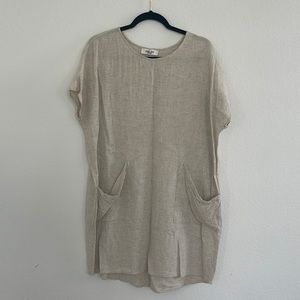 Carly Jean Los Angeles oversized XS cute summer dress with pockets